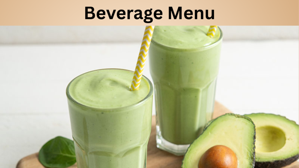 Beverage Menu