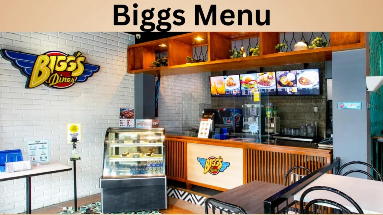 Biggs Menu