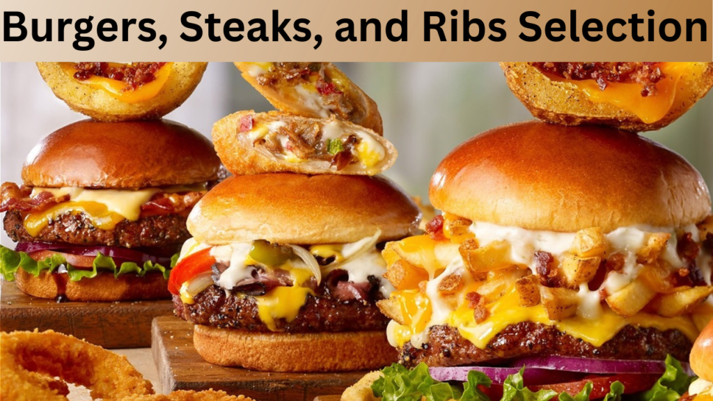 Burgers, Steaks, and Ribs Selection