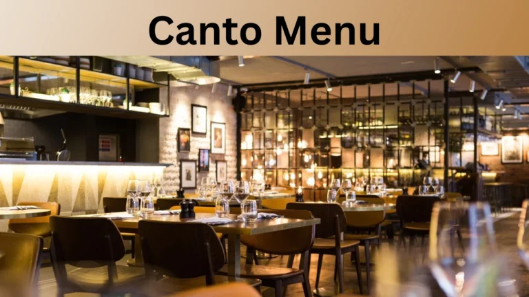 Canto Menu