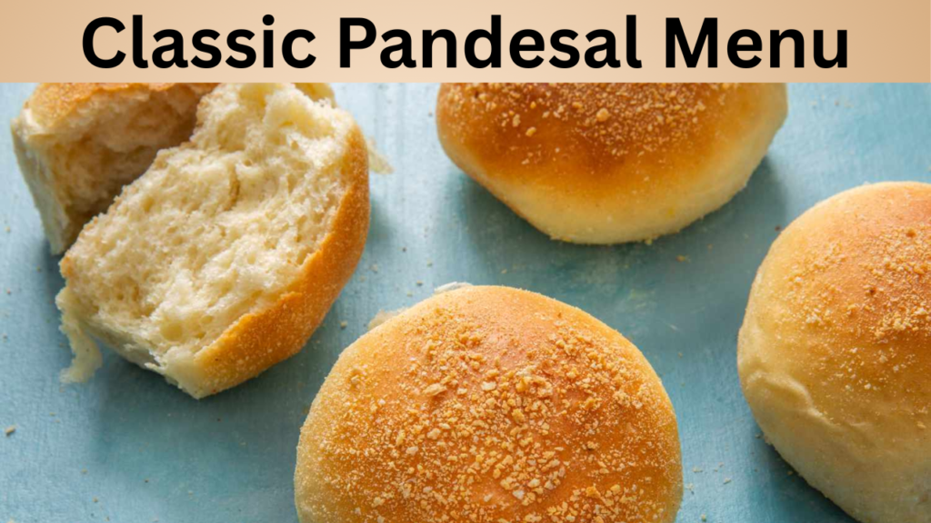 Classic Pandesal Menu