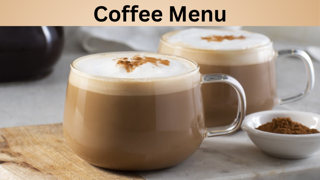 Coffee Menu