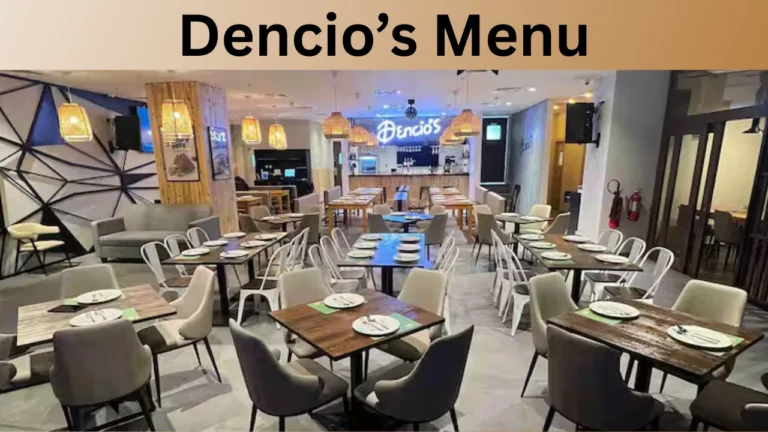 Dencio’s Menu