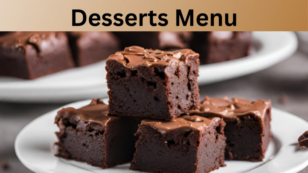 Desserts Menu