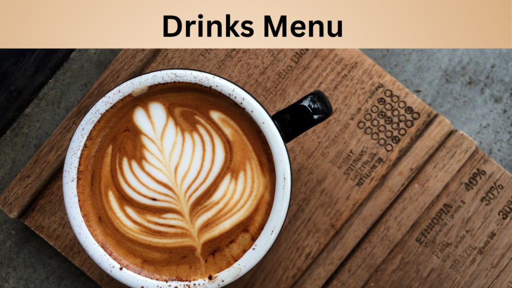 Drinks Menu