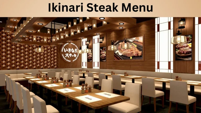 Ikinari Steak Menu