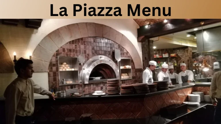 La Piazza Menu
