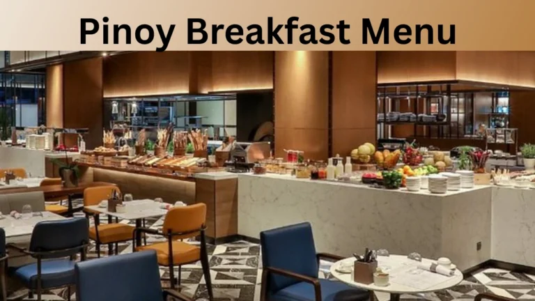 Pinoy Breakfast Menu