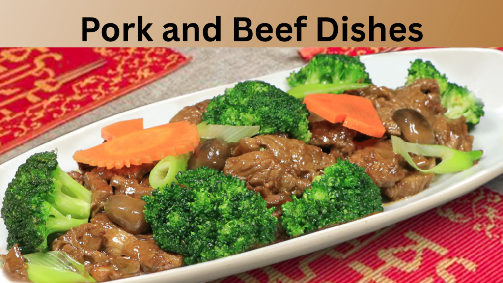 Pork and Beef Dishes