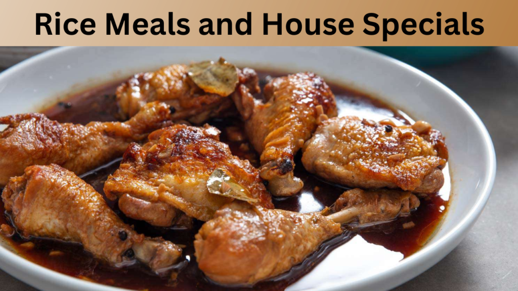 Rice Meals and House Specials