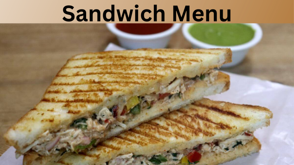 Sandwich Menu