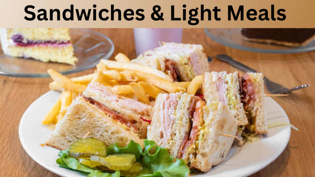 Sandwiches & Light Meals 