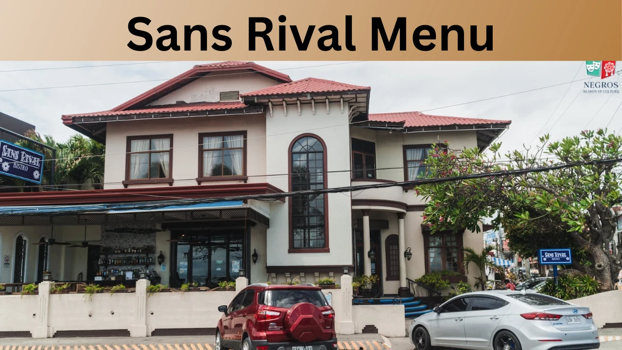 Sans Rival Menu