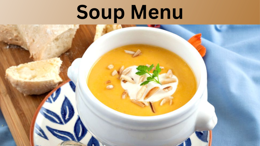 Soup Menu