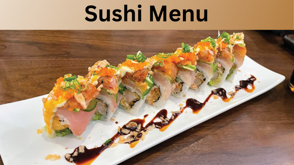 Sushi Menu