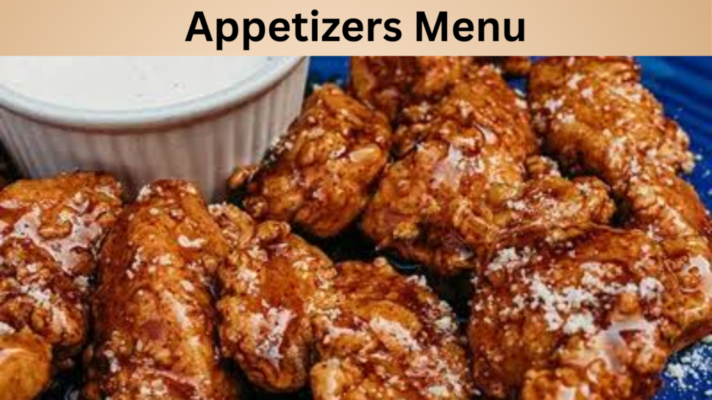 Appetizers Menu