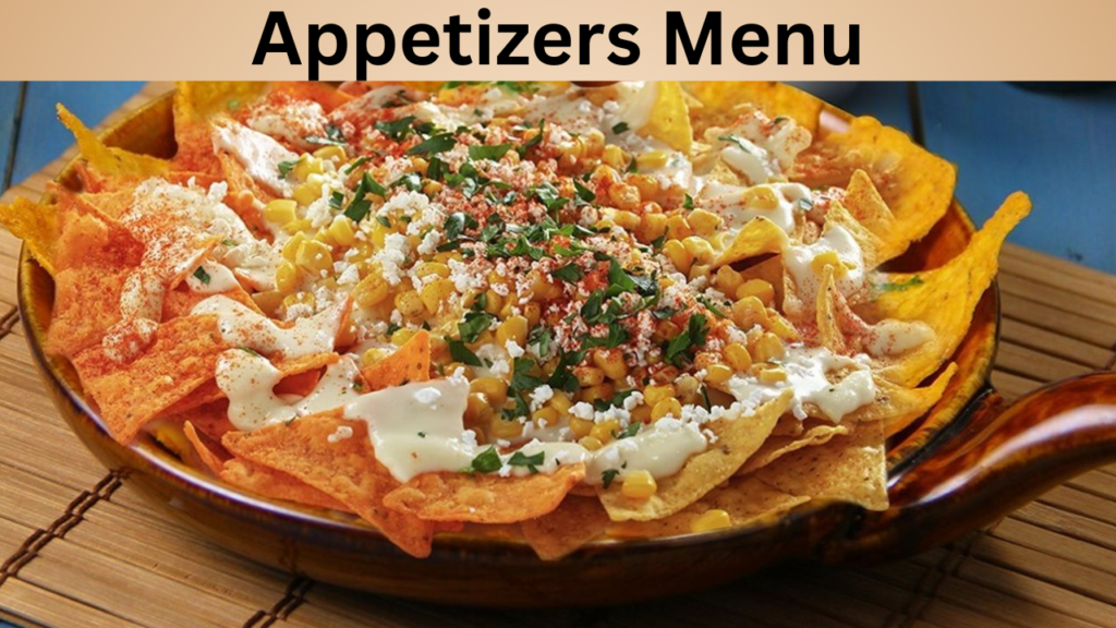 Appetizers Menu
