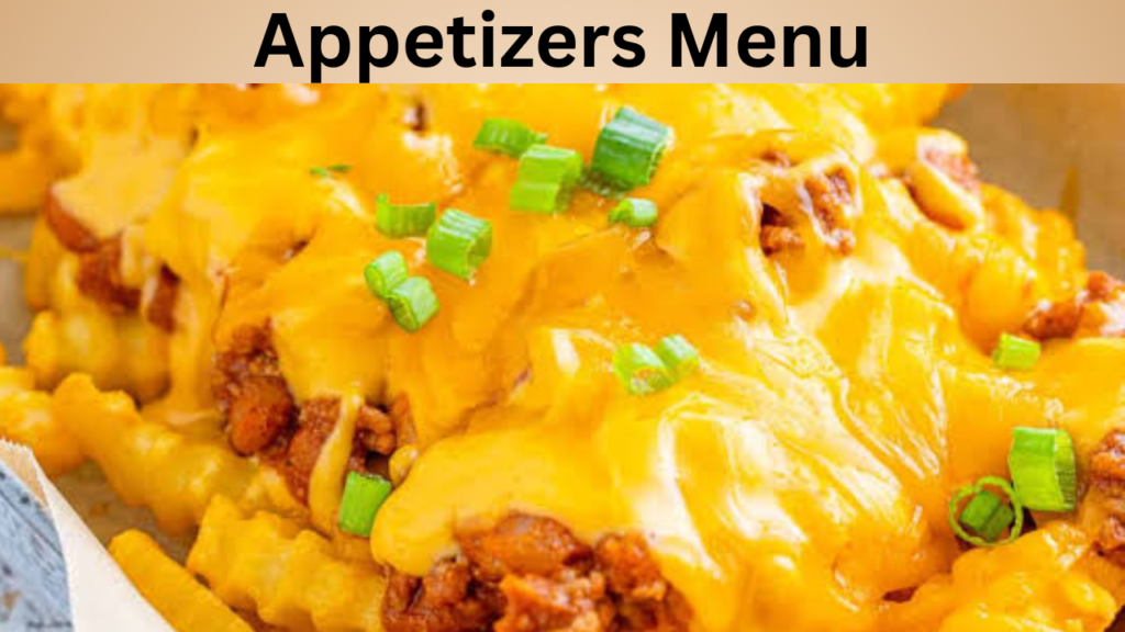 Appetizers Menu