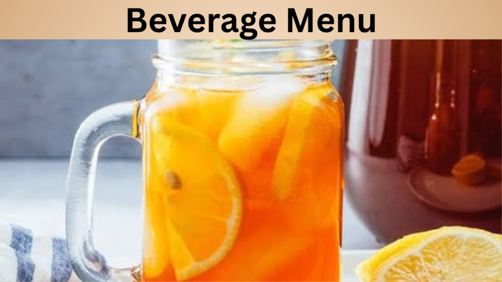 Beverage Menu
