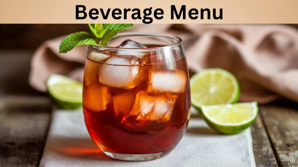 Beverage Menu