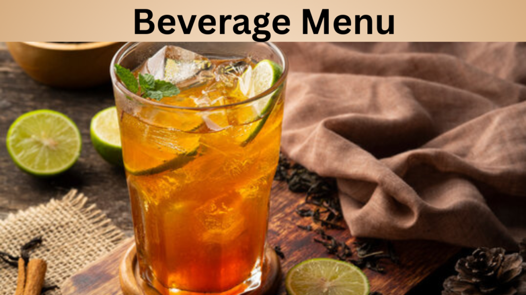 Beverage Menu
