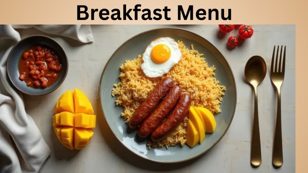 Breakfast Menu