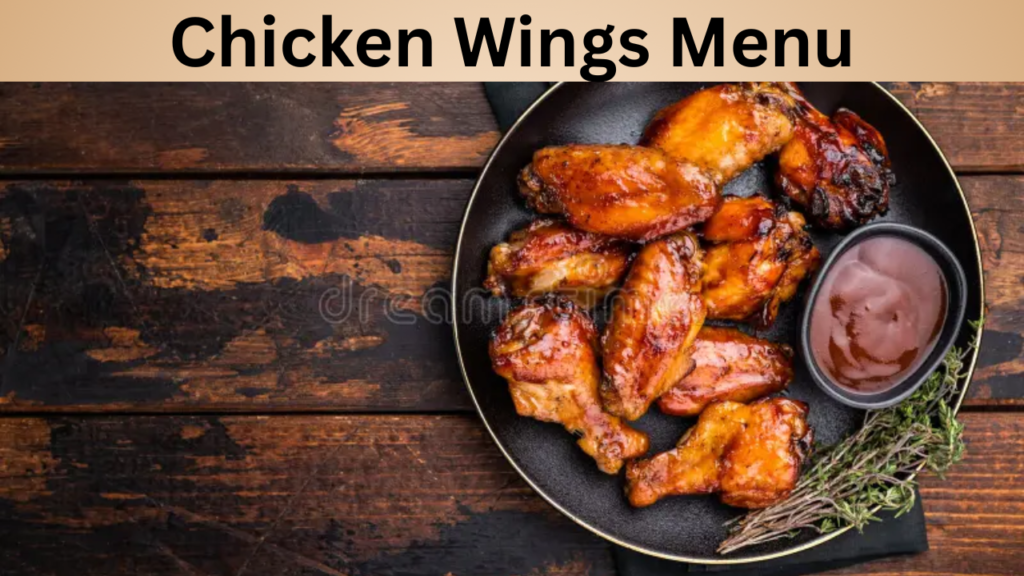 Chicken Wings Menu