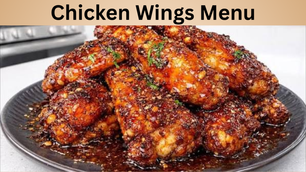 Chicken Wings Menu