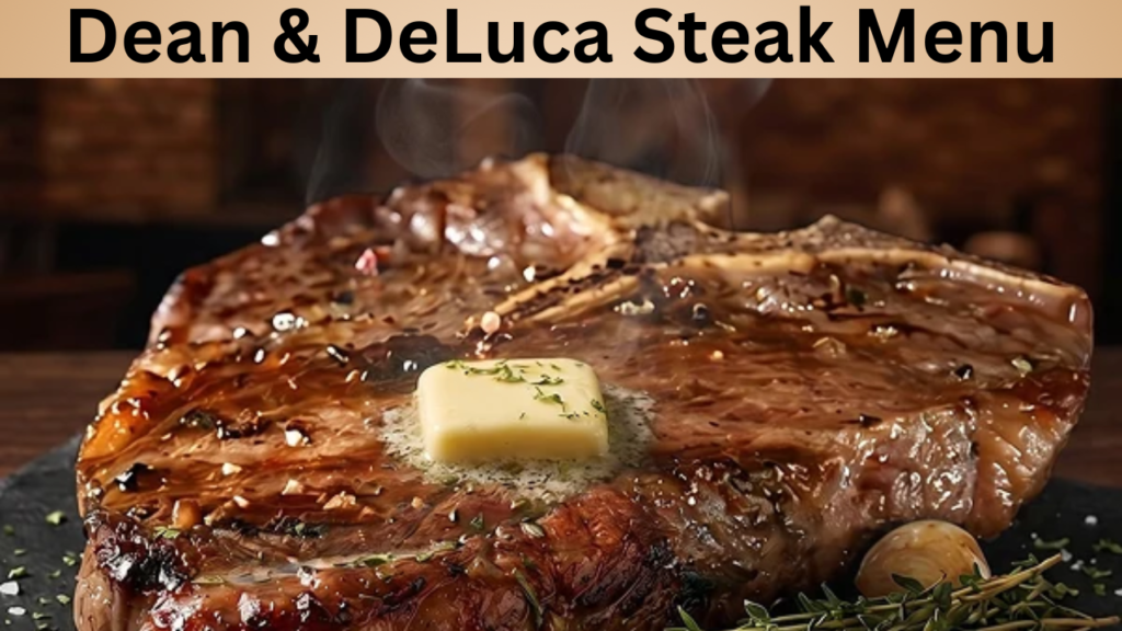 Dean & DeLuca Steak Menu