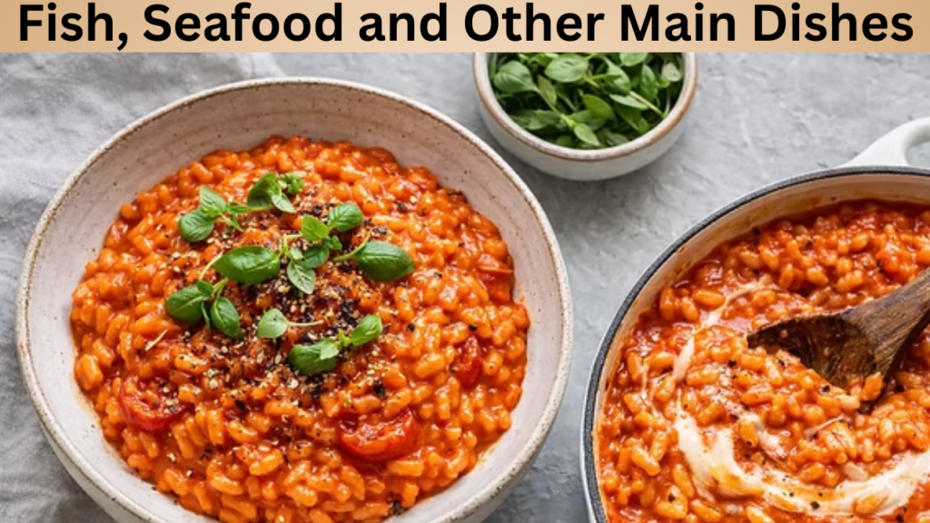 Fish, Seafood and Other Main Dishes