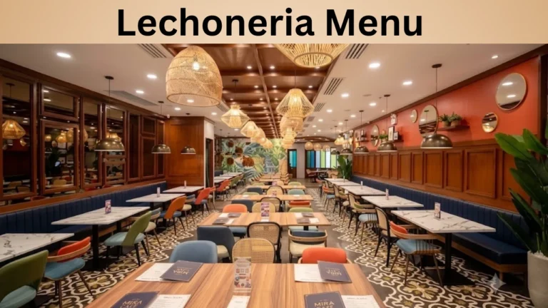 Lechoneria Menu