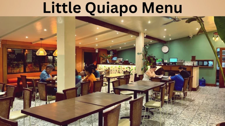 Little Quiapo Menu