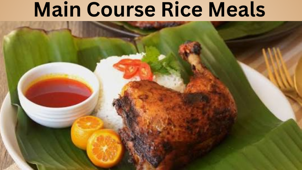 Main Course Rice Meals
