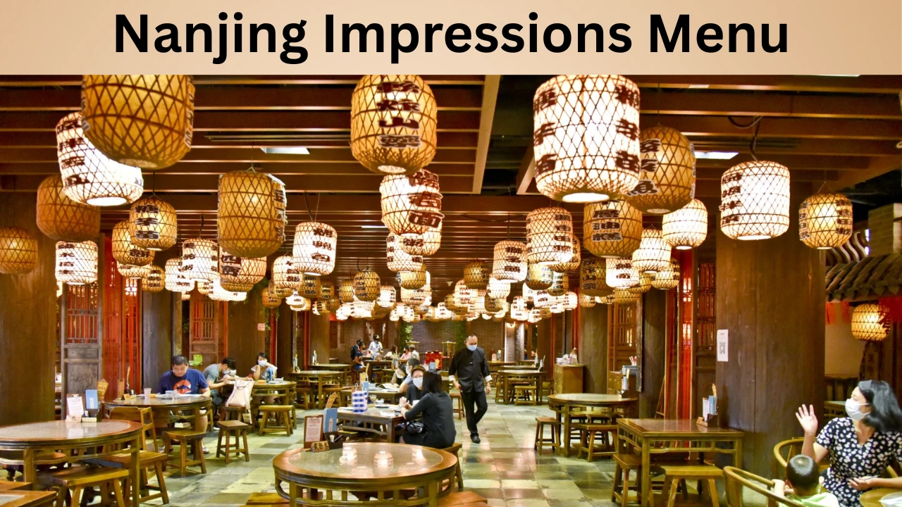 Nanjing Impressions Menu