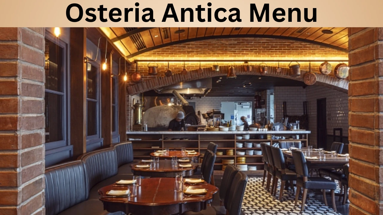 Osteria Antica Menu