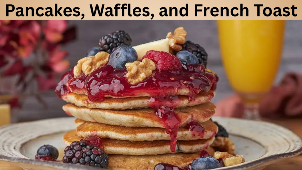 Pancakes, Waffles, and French Toast