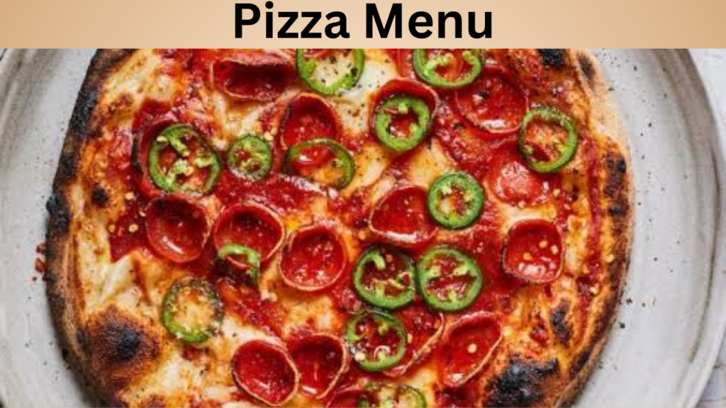 Pizza Menu