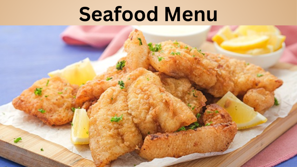 Seafood Menu