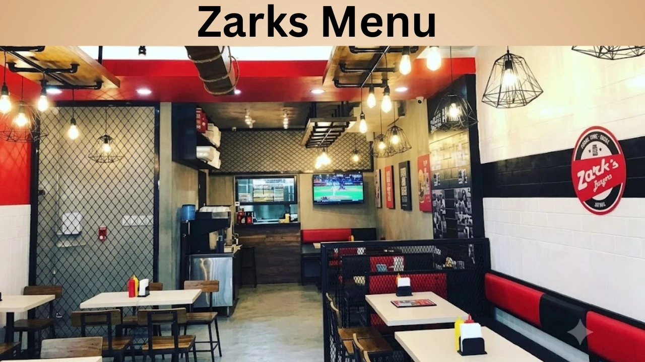 Zarks Menu