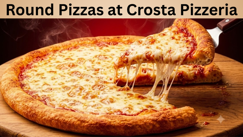 Round Pizzas at Crosta Pizzeria