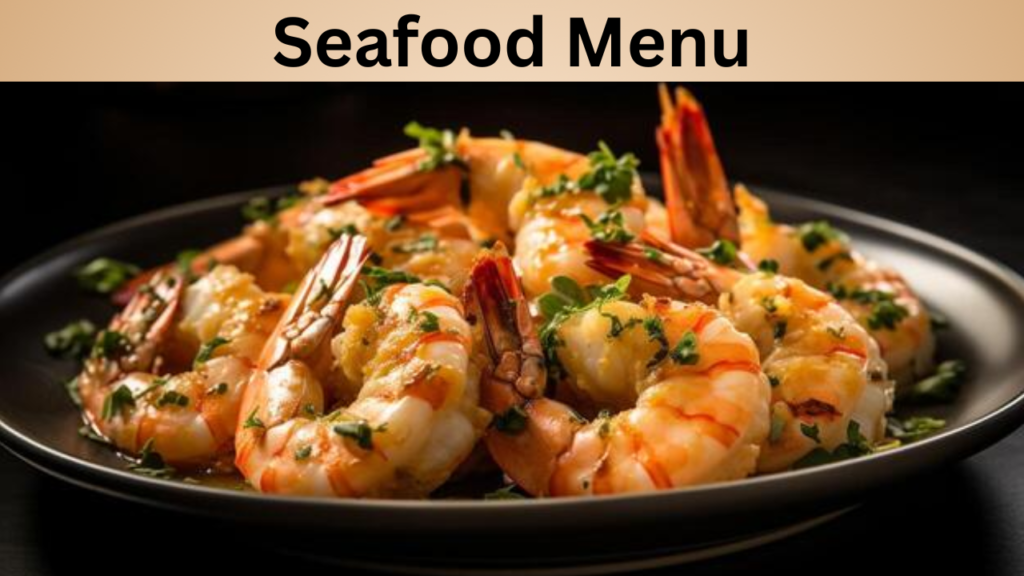 Seafood Menu